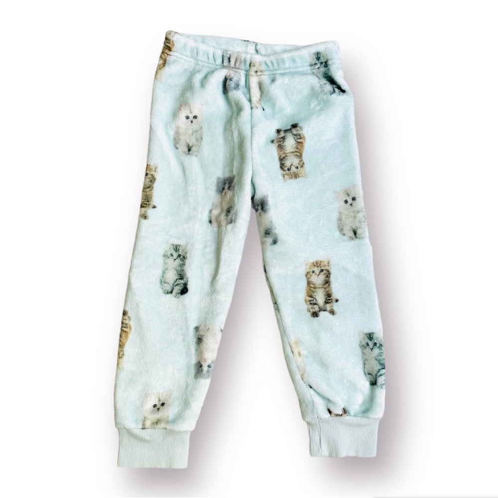 EUC Next Fuzzy Cat 🐈 Pajama Bottom Size 3-4 Years